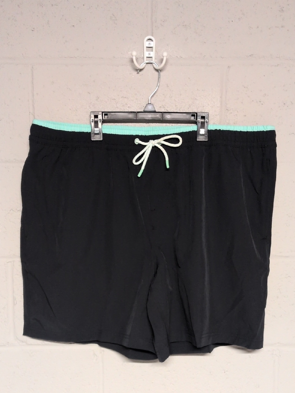 Member's Mark Men's Black Swim Shorts XXL NWT